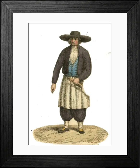 Framed Print : Peasant of Majorca Framed Print : Peasant of Majorca