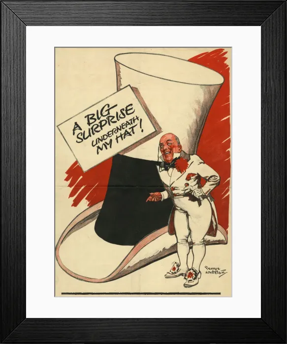 Framed Print : A Big Surprise Underneath My Hat Framed Print : A Big Surprise Underneath My Hat