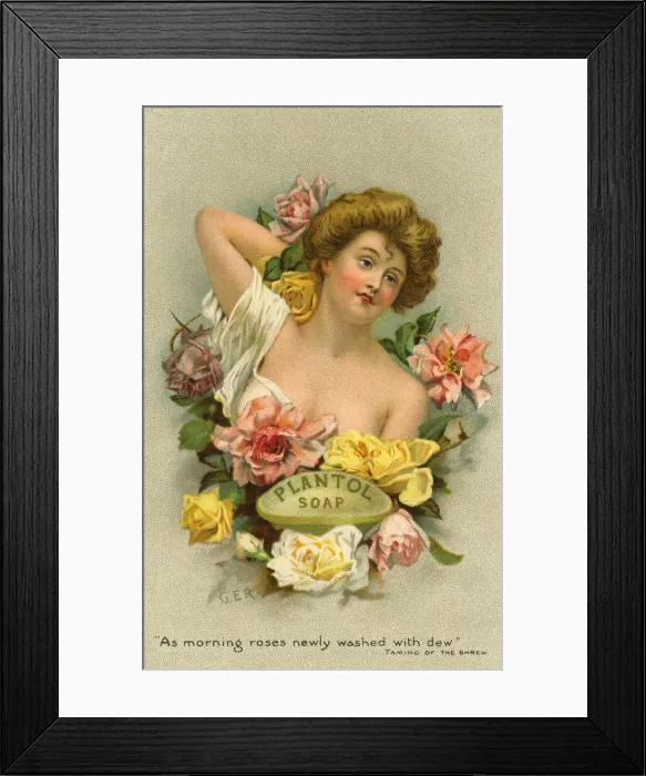 Framed Print : Advertising magazine insert, Plantol Soap Framed Print : Advertising magazine insert, Plantol Soap