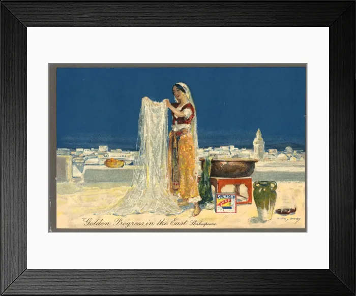 Framed Print : Advertising magazine insert, Sunlight Soap Framed Print : Advertising magazine insert, Sunlight Soap