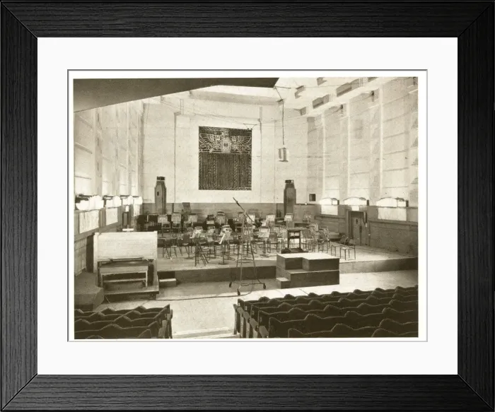 Framed Print : BBC Broadcasting House, Concert Hall Stage Framed Print : BBC Broadcasting House, Concert Hall Stage