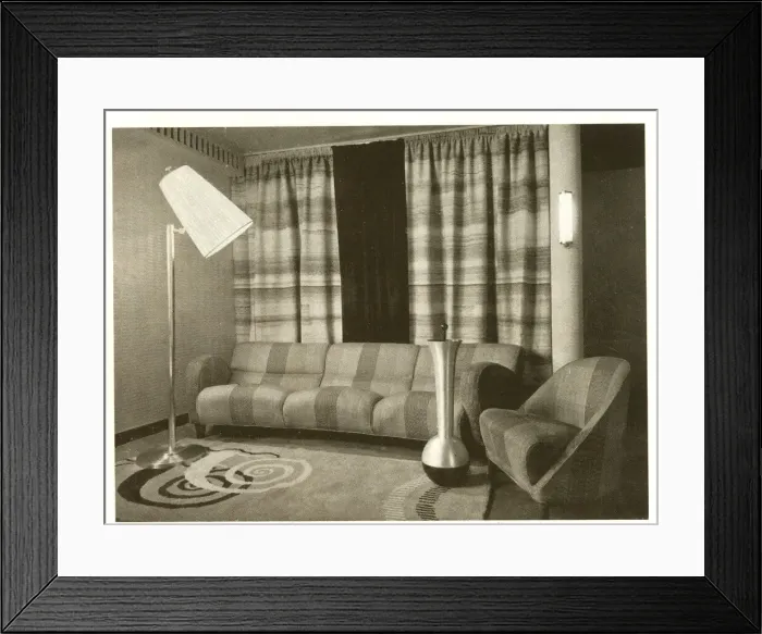 Framed Print : BBC Broadcasting House, Waiting Room on 3rd Floor Framed Print : BBC Broadcasting House, Waiting Room on 3rd Floor