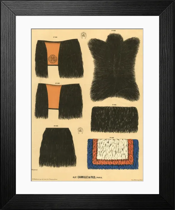 Framed Print : Camille & Fils, Paris - Horse Covers and Blankets Framed Print : Camille & Fils, Paris - Horse Covers and Blankets