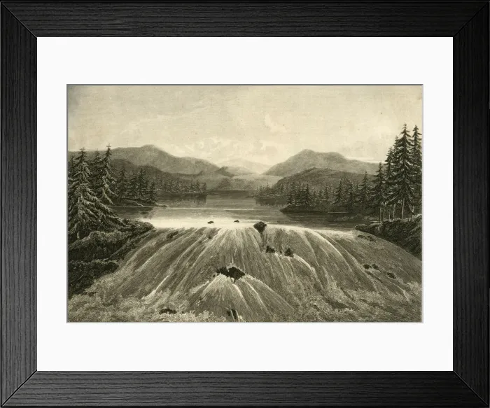 Framed Print : Cataract of the Ljusnan, Helsingland, Central Sweden Framed Print : Cataract of the Ljusnan, Helsingland, Central Sweden