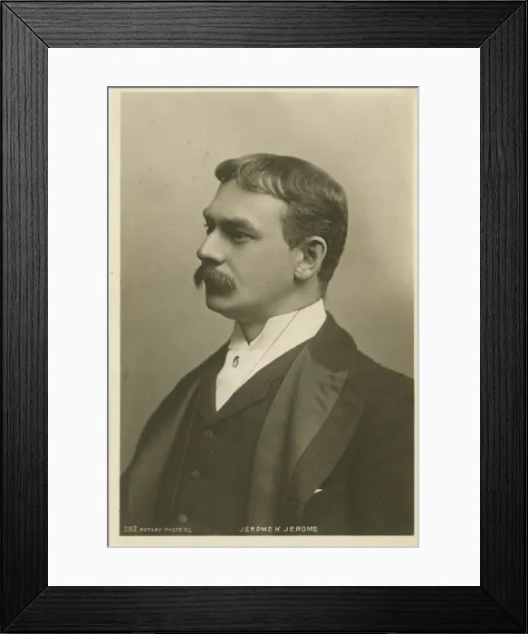 Framed Print : Jerome K Jerome, writer Framed Print : Jerome K Jerome, writer