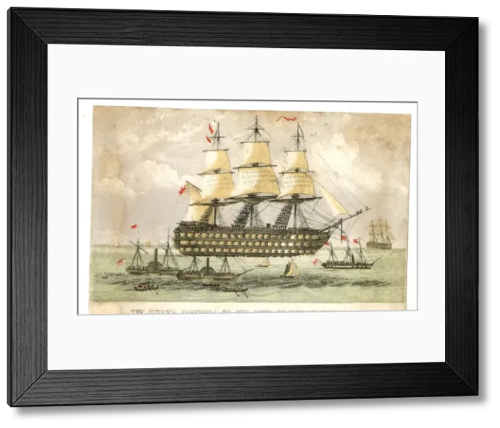 Framed Print : Queen Victorias farewell to the Duke of Wellington Framed Print : Queen Victorias farewell to the Duke of Wellington