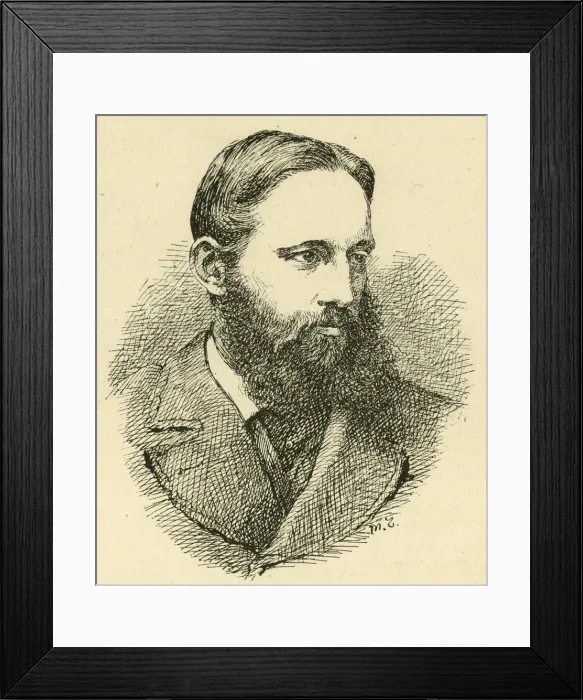 Framed Print : Richard Jefferies, English nature writer Framed Print : Richard Jefferies, English nature writer