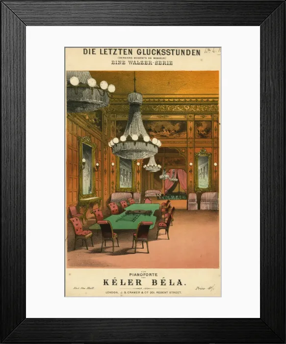 Framed Print : Music cover, The Last Happy Hours Waltz Framed Print : Music cover, The Last Happy Hours Waltz