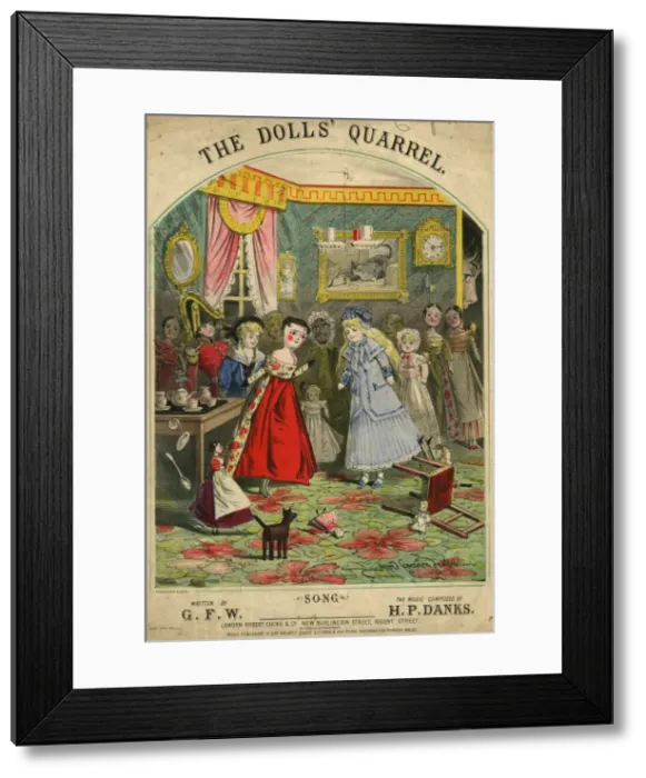 Framed Print : Music cover, The Dolls Quarrel Framed Print : Music cover, The Dolls Quarrel