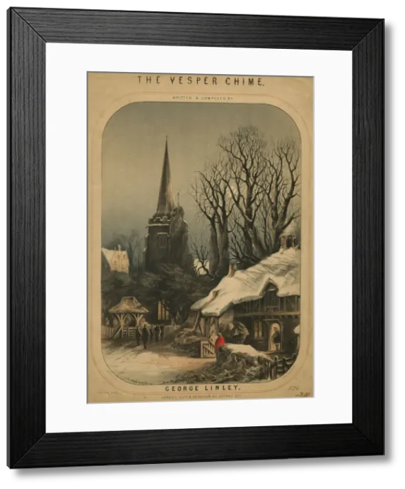 Framed Print : Music cover, The Vesper Chime Framed Print : Music cover, The Vesper Chime