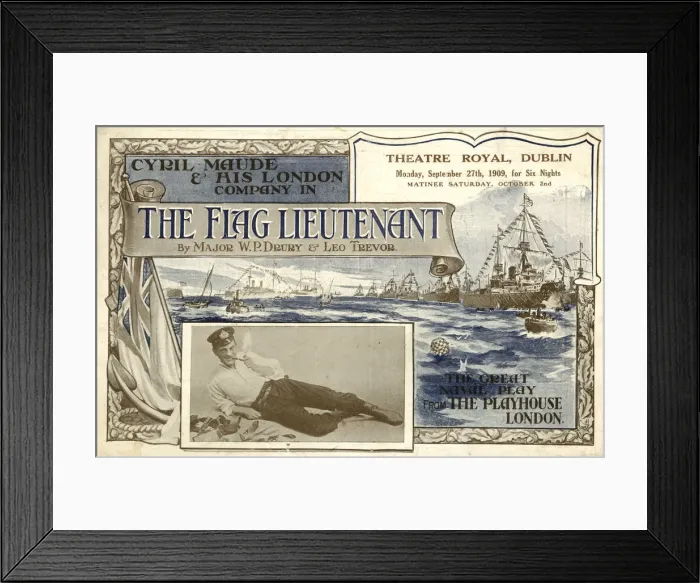 Framed Print : Programme, The Flag Lieutenant Framed Print : Programme, The Flag Lieutenant