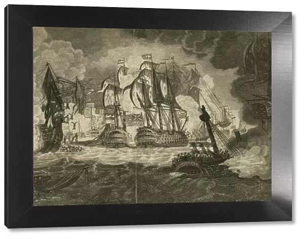 Victory of Admiral Earl Howe over the French Fleet