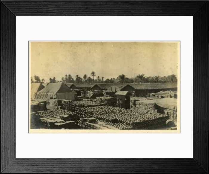 Framed Print : Bomb Store, Basra, Iraq, WW1 Framed Print : Bomb Store, Basra, Iraq, WW1
