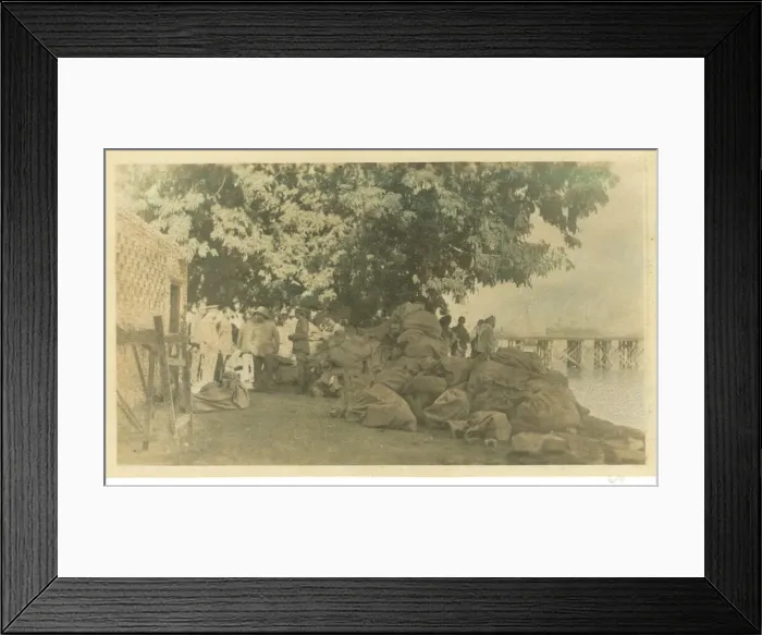 Framed Print : Christmas mail going to the Front, Basra, Iraq, WW1