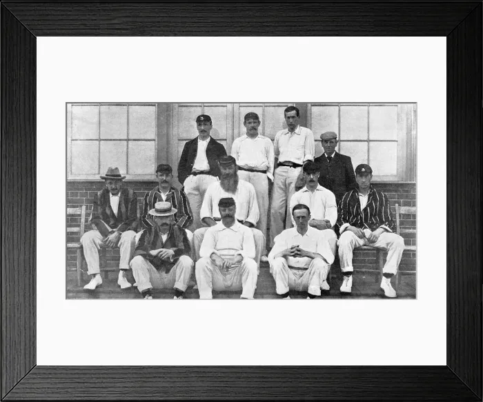 Framed Print : London County Cricket team that beat the West Indians, 1900 Framed Print : London County Cricket team that beat the West Indians, 1900