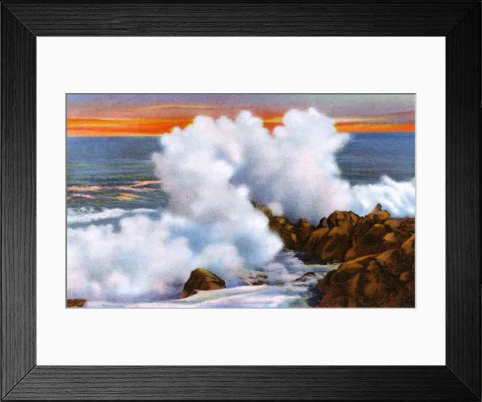 Framed Print : Big waves at Atlantic City, New Jersey Framed Print : Big waves at Atlantic City, New Jersey