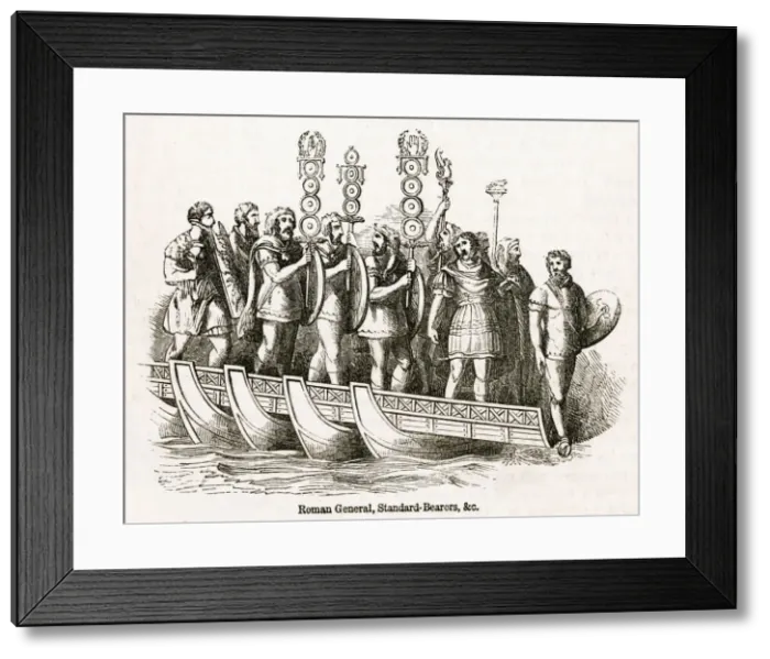 Framed Print : Roman standard bearers Framed Print : Roman standard bearers