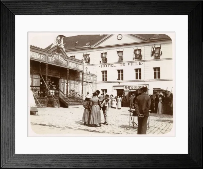 Framed Print : Temporary Theatre - Neufchatel-en-Bray, France Framed Print : Temporary Theatre - Neufchatel-en-Bray, France