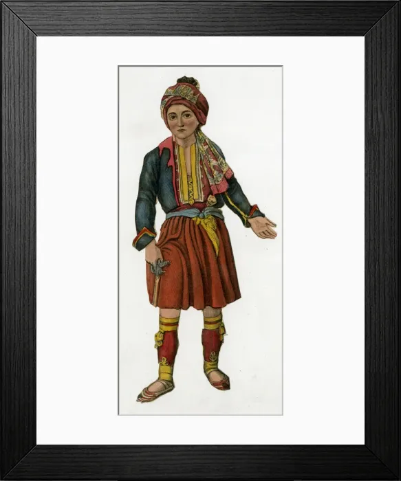 Framed Print : Mustapha Ali in Greece Framed Print : Mustapha Ali in Greece