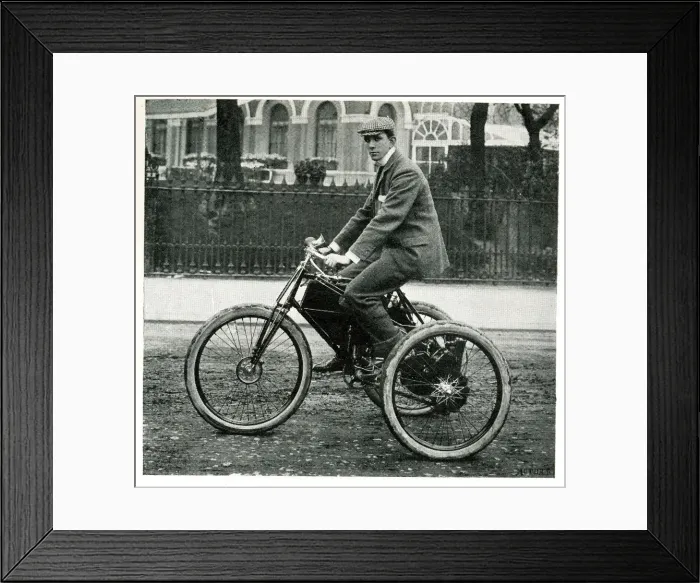 Framed Print : Charles Jarrott in Paris-Bordeaux race Framed Print : Charles Jarrott in Paris-Bordeaux race