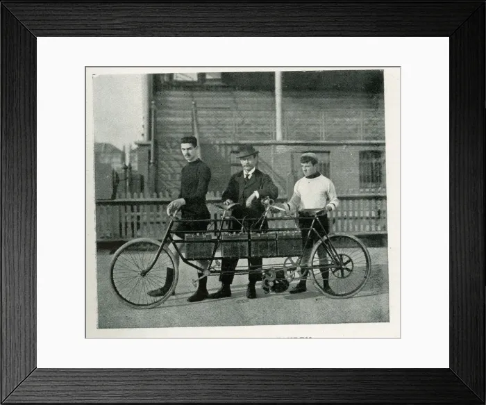 Framed Print : Pingaults Electric Tandem Framed Print : Pingaults Electric Tandem