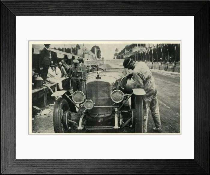 Framed Print : Sunbeam car at Le Mans Race, 1925 Framed Print : Sunbeam car at Le Mans Race, 1925