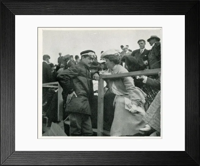 Framed Print : Early Motor Car Racing - W K Vanderbilt, Junior Framed Print : Early Motor Car Racing - W K Vanderbilt, Junior