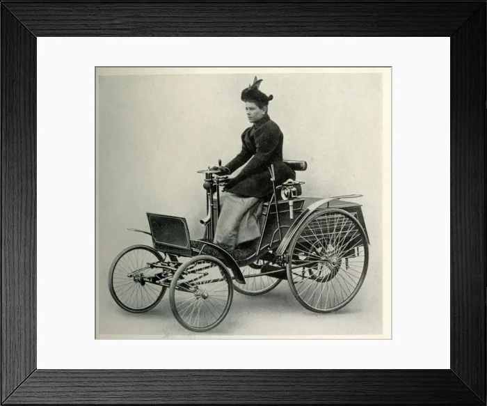 Framed Print : Early Motor Cars - A Benz Car Framed Print : Early Motor Cars - A Benz Car