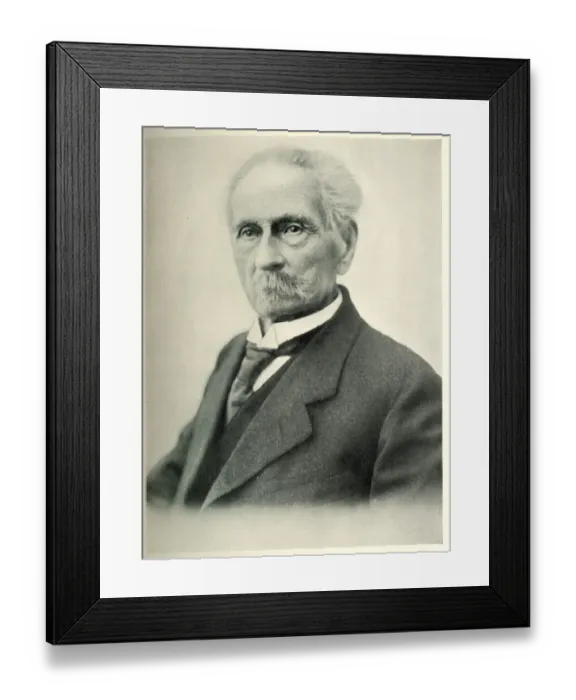 Framed Print : Karl Benz, German engine designer and engineer Framed Print : Karl Benz, German engine designer and engineer