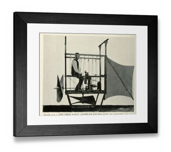 Framed Print : First 4 HP Daimler engine for an airship Framed Print : First 4 HP Daimler engine for an airship