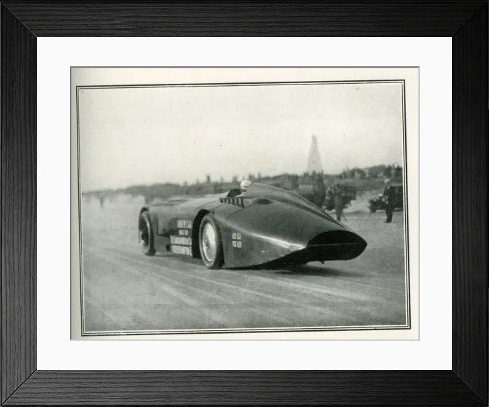Framed Print : Sir Henry Segrave, land speed record Framed Print : Sir Henry Segrave, land speed record