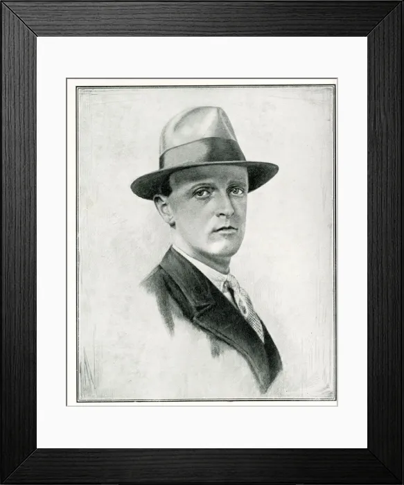 Framed Print : Sir Henry Segrave, racing car driver Framed Print : Sir Henry Segrave, racing car driver