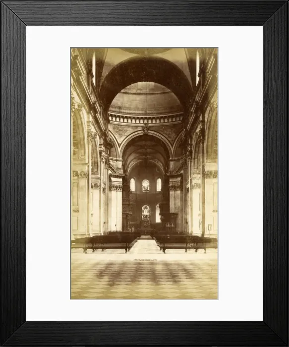 Framed Print : St. Pauls Cathedral, London - The Nave Framed Print : St. Pauls Cathedral, London - The Nave