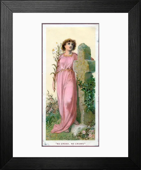 Framed Print : Devotional card by Robert Dudley Framed Print : Devotional card by Robert Dudley