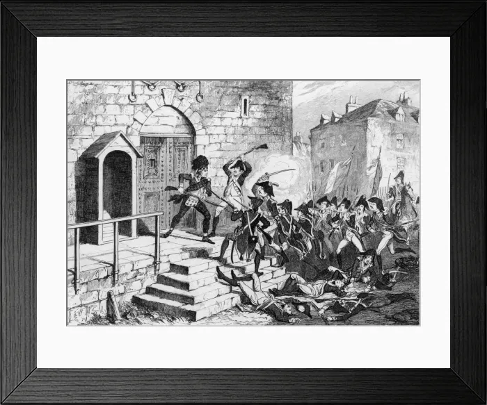 Framed Print : 1798 SCOTS V FRENCH Framed Print : 1798 SCOTS V FRENCH