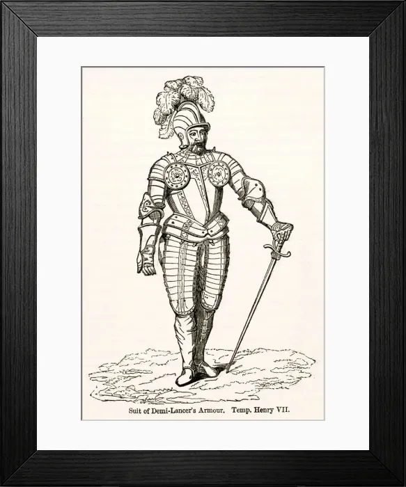 Framed Print : Suit of armour 15th century Framed Print : Suit of armour 15th century