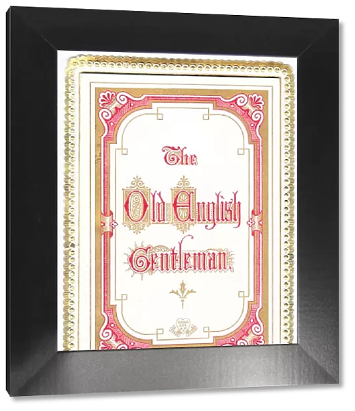The Old English Gentleman, Christmas card design