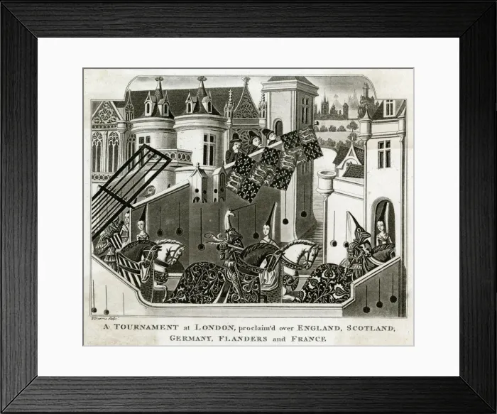 Framed Print : Tournament in London Framed Print : Tournament in London