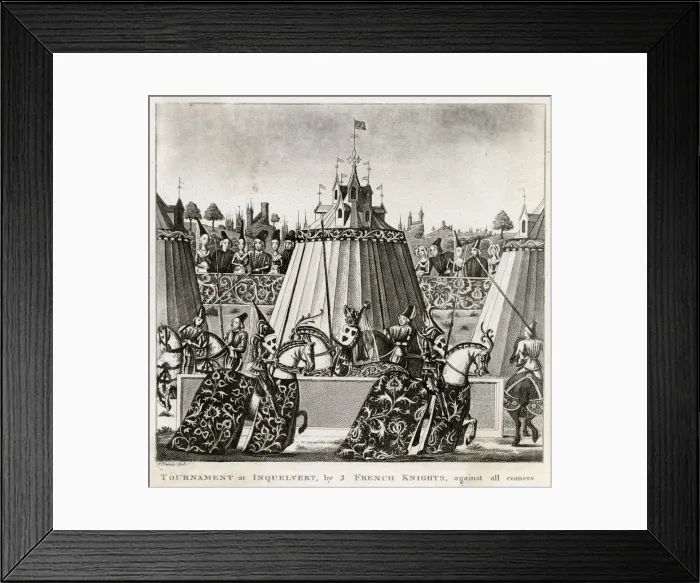 Framed Print : Jousting tournament Framed Print : Jousting tournament