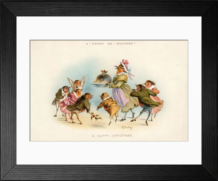 Framed Print : Christmas card, A Merry Go Rounder Framed Print : Christmas card, A Merry Go Rounder