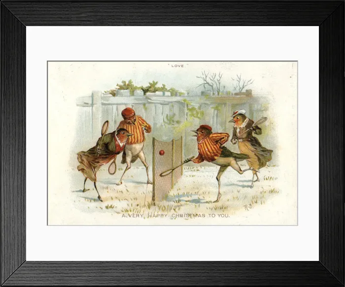 Framed Print : Christmas card, Love Framed Print : Christmas card, Love
