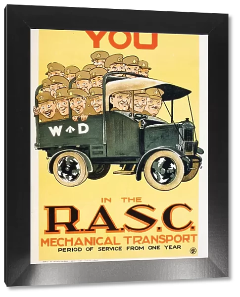 Recruitment poster, RASC Mechanical Transport