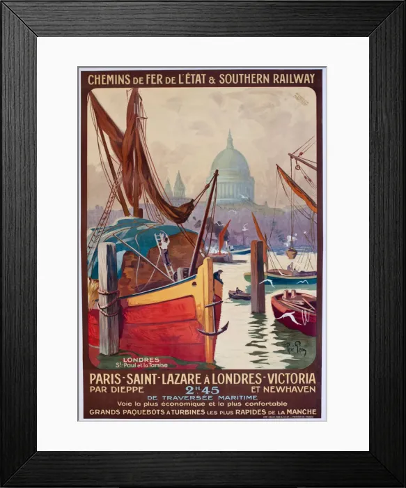 Framed Print : Poster, French railways Framed Print : Poster, French railways