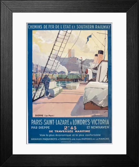 Framed Print : Poster, French railways Framed Print : Poster, French railways