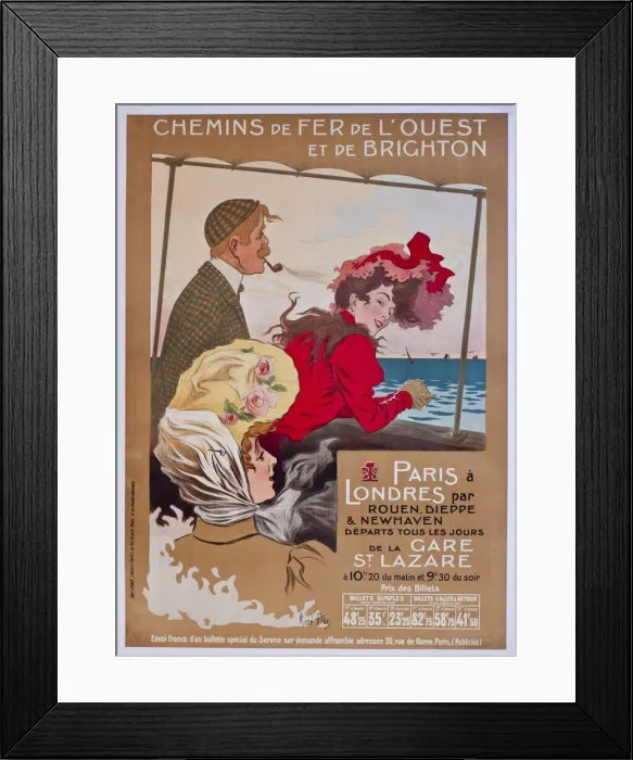 Framed Print : Poster, French railways Framed Print : Poster, French railways