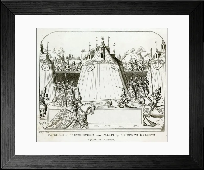 Framed Print : Jousting tournament Framed Print : Jousting tournament
