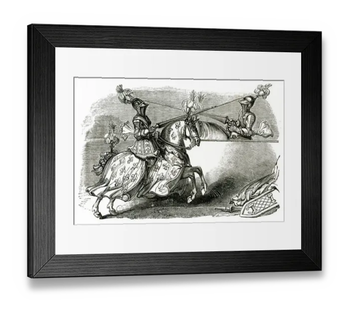 Framed Print : Jousting tournament Framed Print : Jousting tournament