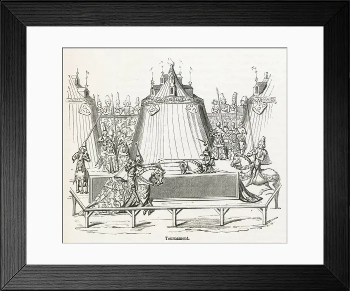 Framed Print : Jousting tournament Framed Print : Jousting tournament