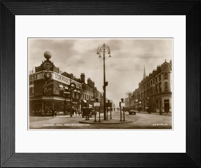 Framed Print : Chapel Ash, Wolverhampton, circa 1920s Framed Print : Chapel Ash, Wolverhampton, circa 1920s