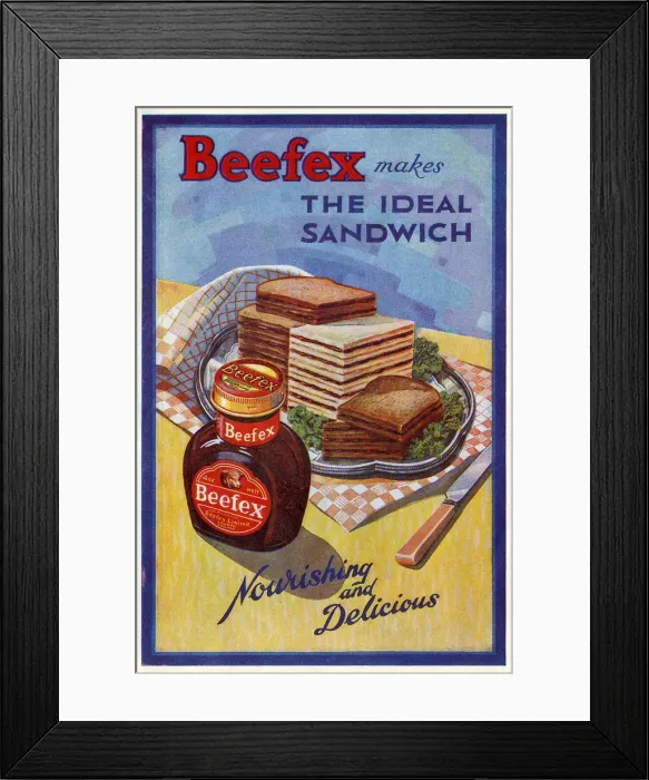 Framed Print : Beefex makes the ideal sandwich Framed Print : Beefex makes the ideal sandwich